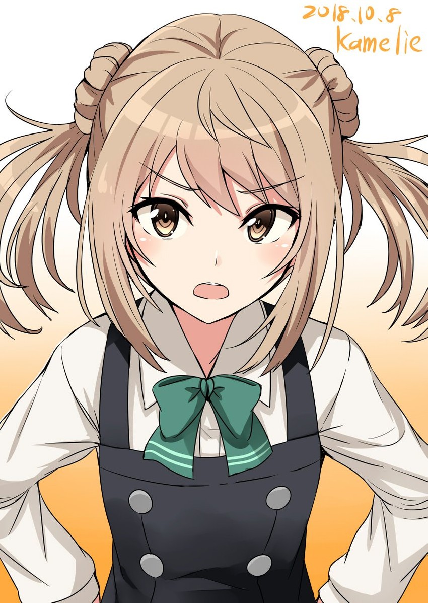 michishio and michishio kai ni (kantai collection) drawn by kamelie
