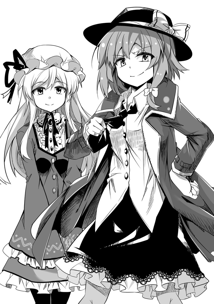 usami renko and maribel hearn (touhou) drawn by e.o.