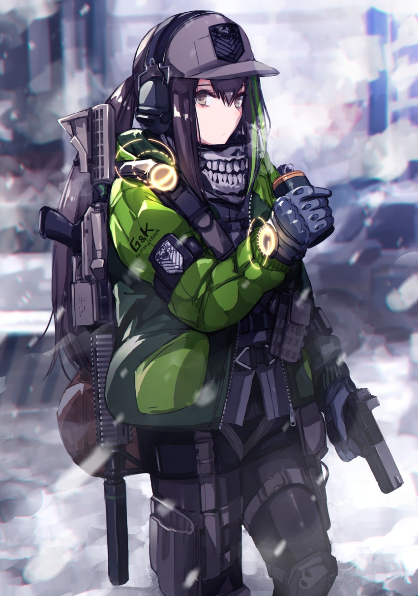 m4a1 (girls' frontline and 1 more) drawn by mishima_hiroji