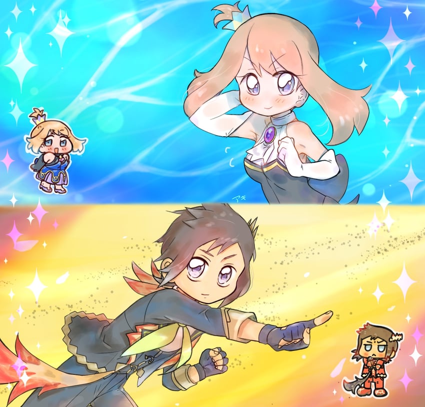 may and brendan (pokemon and 1 more) drawn by akicorn24