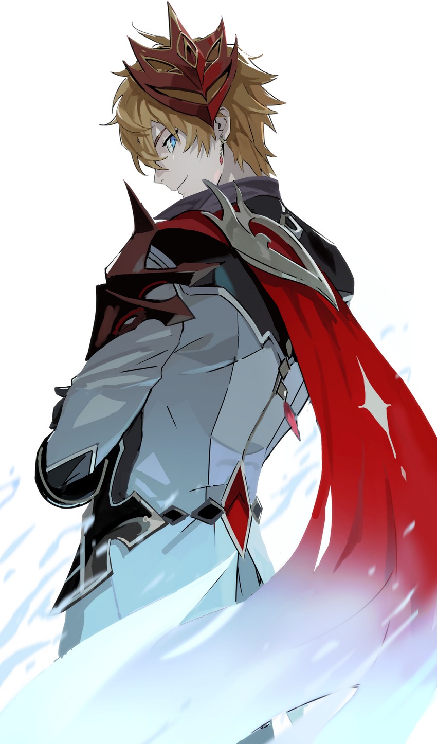 tartaglia (genshin impact) drawn by bum_hico