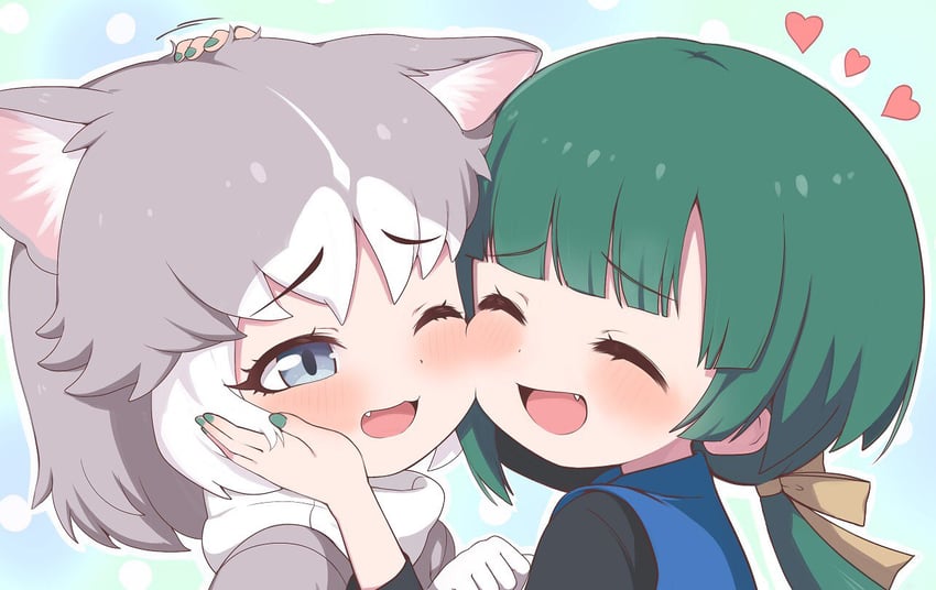 dog and tomoe (kemono friends and 2 more) drawn by ransusan