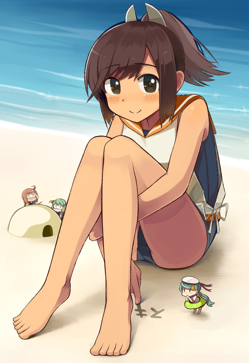 fairy, i-401, seiran, and submarine 53cm bow torpedo mount (kantai collection) drawn by kazumania
