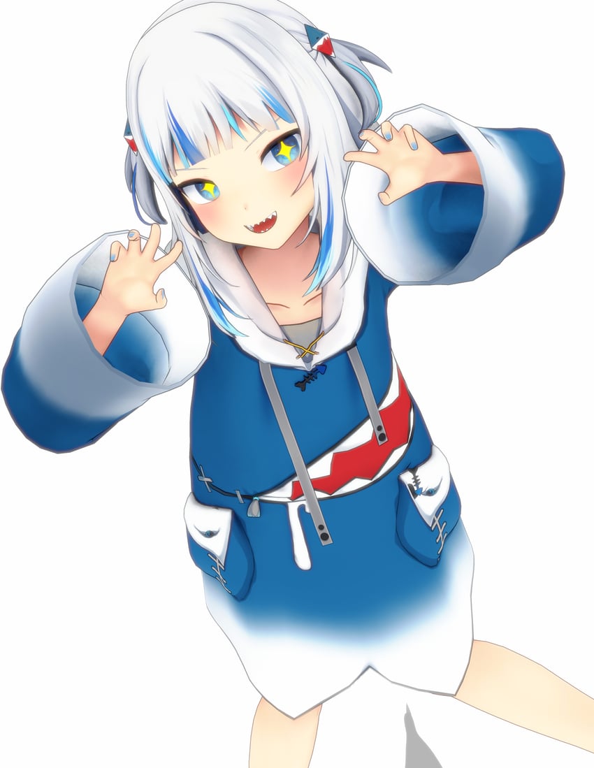 gawr gura (hololive and 1 more) drawn by itynited0616