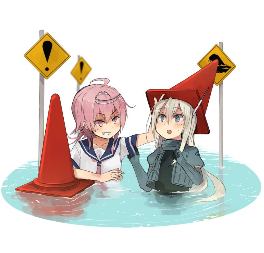 i-58 and u-511 (kantai collection) drawn by annin_musou