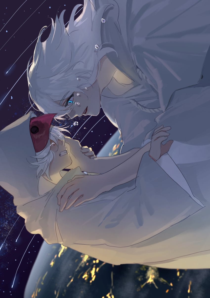 themis and elidibus (final fantasy and 1 more) drawn by pleasebemine00