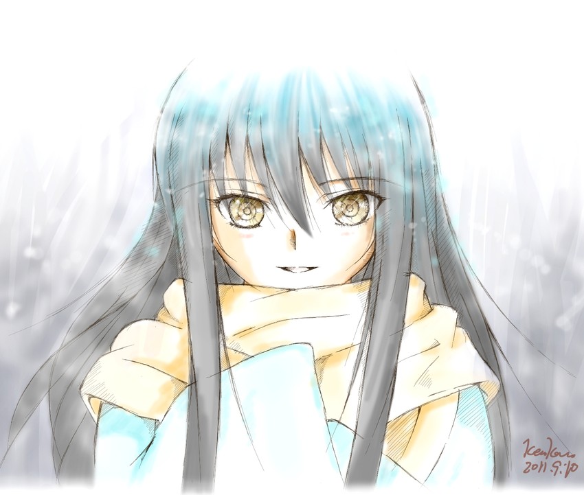 yuki onna (nurarihyon no mago) drawn by kem_kem