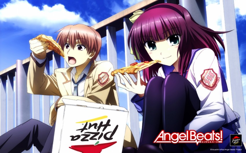 nakamura yuri and otonashi yuzuru (angel beats! and 1 more)