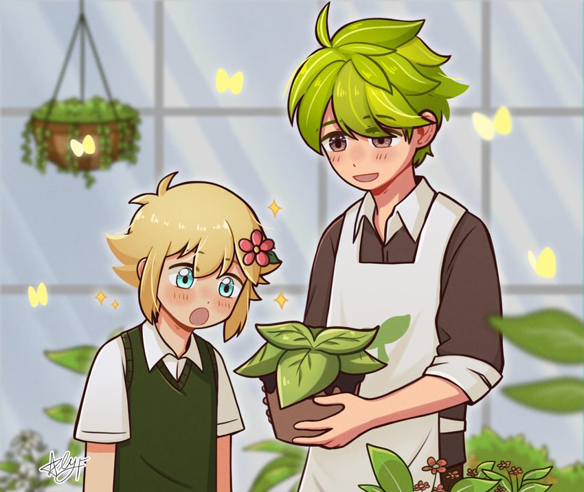 basil and herb cookie (omori and 1 more) drawn by starlyfnnctn