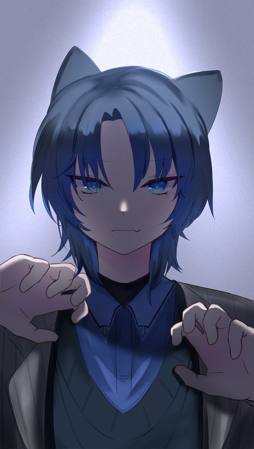 hiodoshi ao (hololive and 1 more) drawn by yana_shiiii