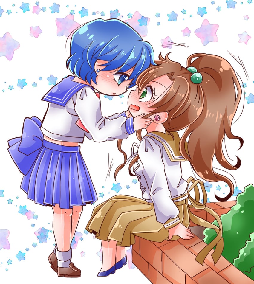 mizuno ami and kino makoto (bishoujo senshi sailor moon) drawn by supernova24_24