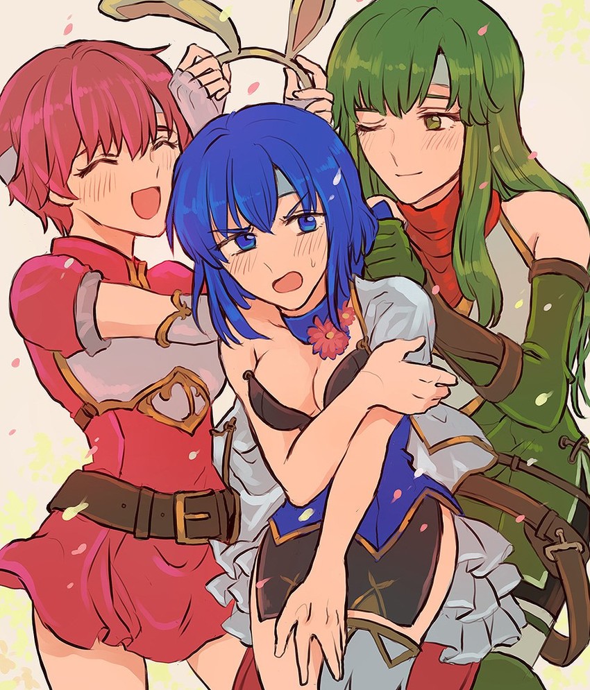 palla, catria, and est (fire emblem and 2 more) drawn by noshima