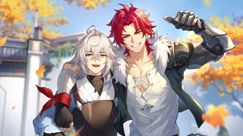 jing yuan and igor (honkai and 1 more)
