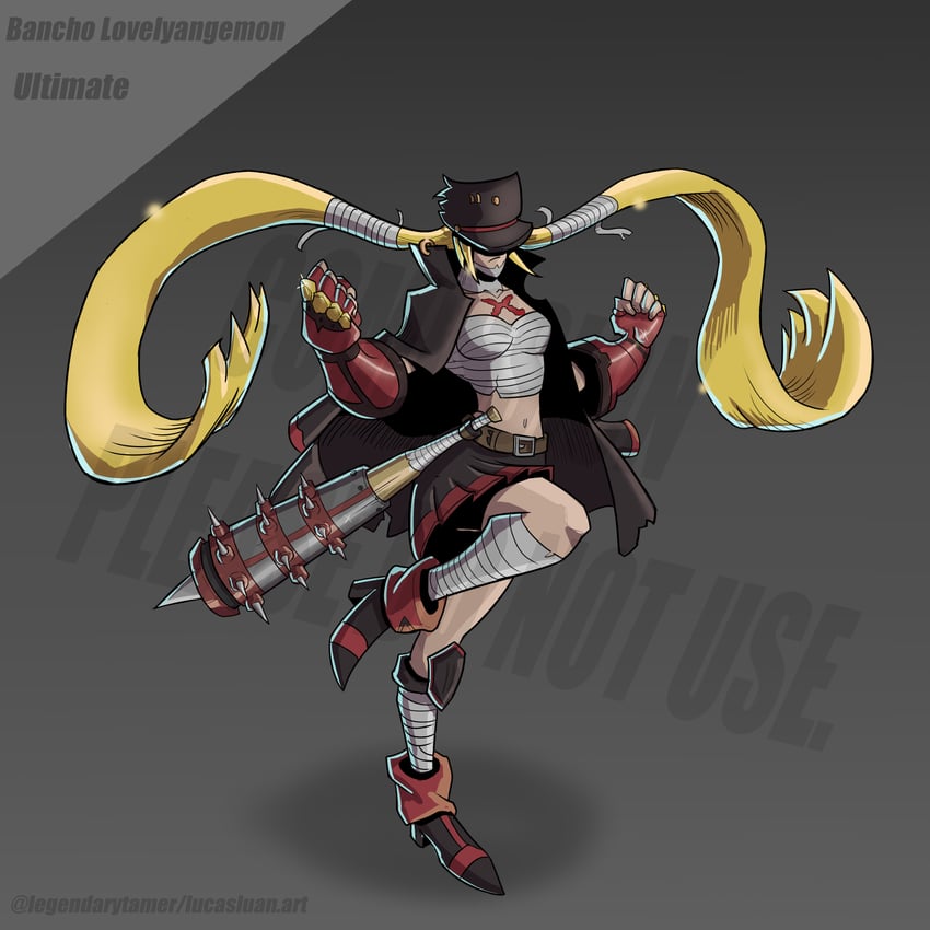 lovelyangemon (original and 1 more) drawn by legendarytamer1