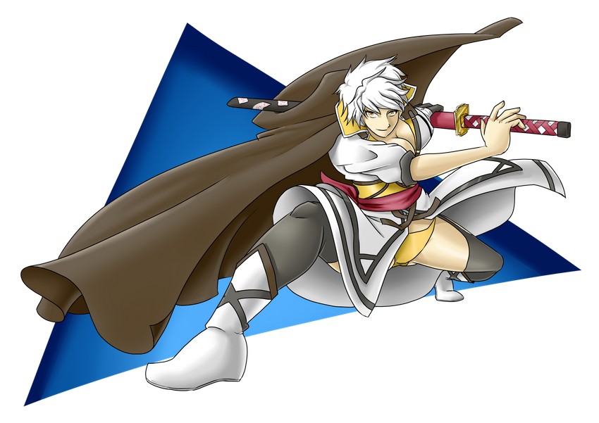 miyabi (senran kagura and 1 more) drawn by mattwilson83