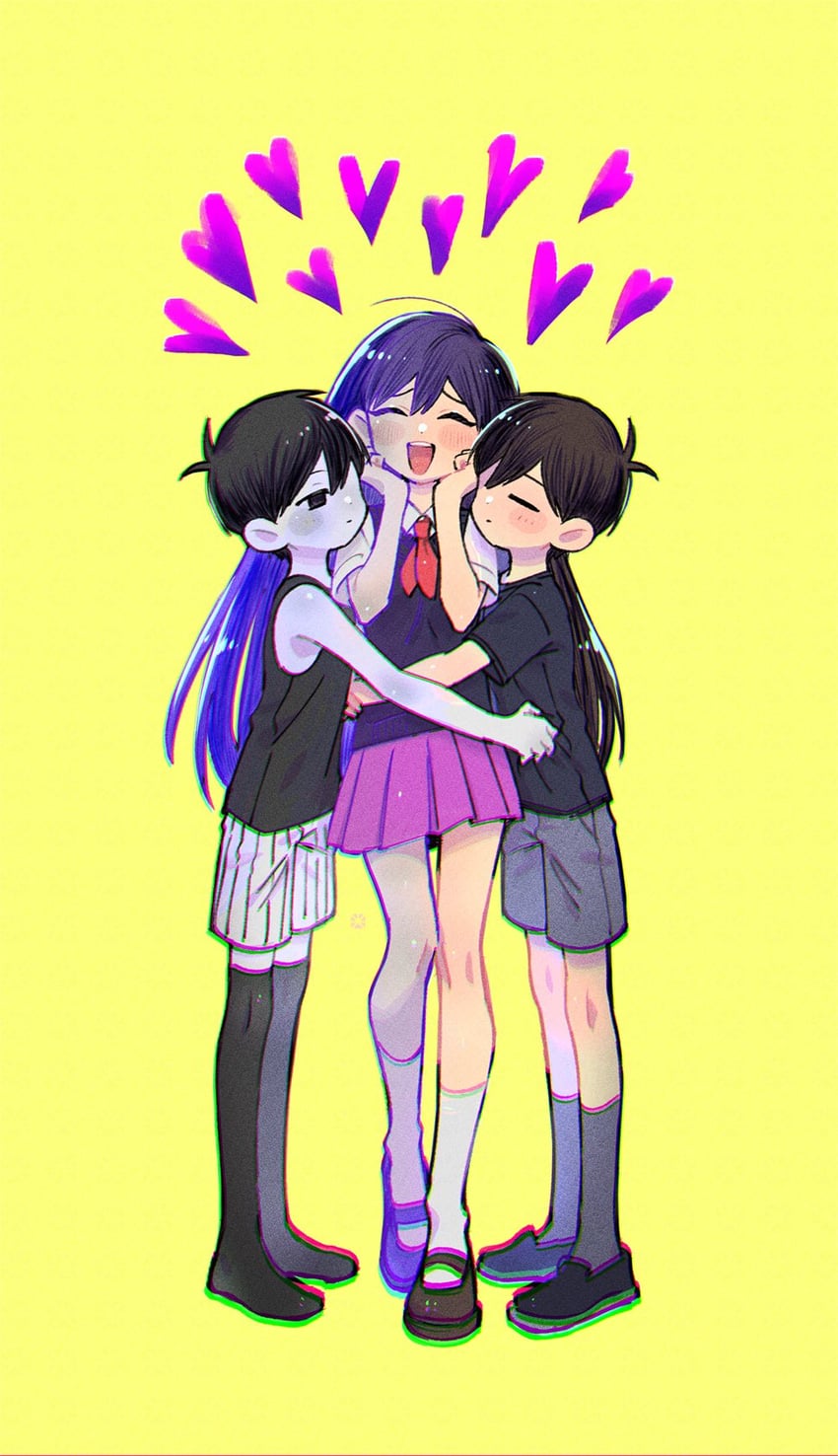 sunny, omori, and mari (omori) drawn by toastytoast
