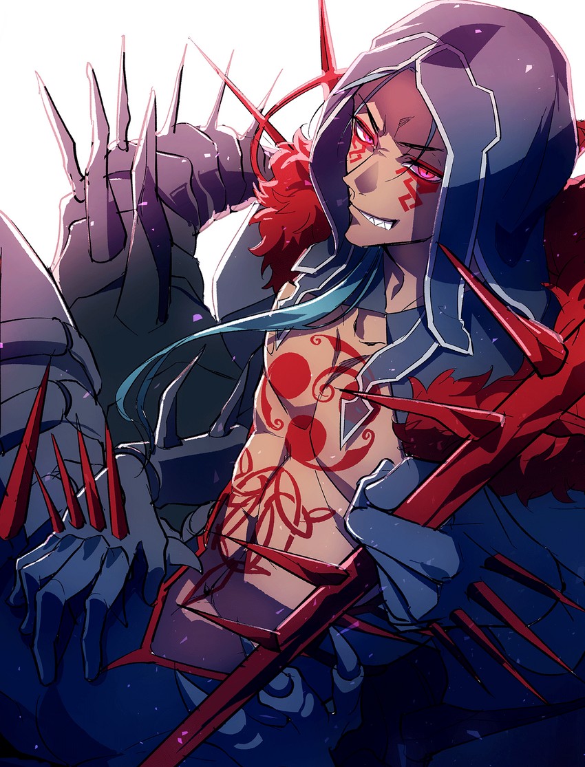 cu chulainn and cu chulainn alter (fate and 1 more) drawn by manomenou
