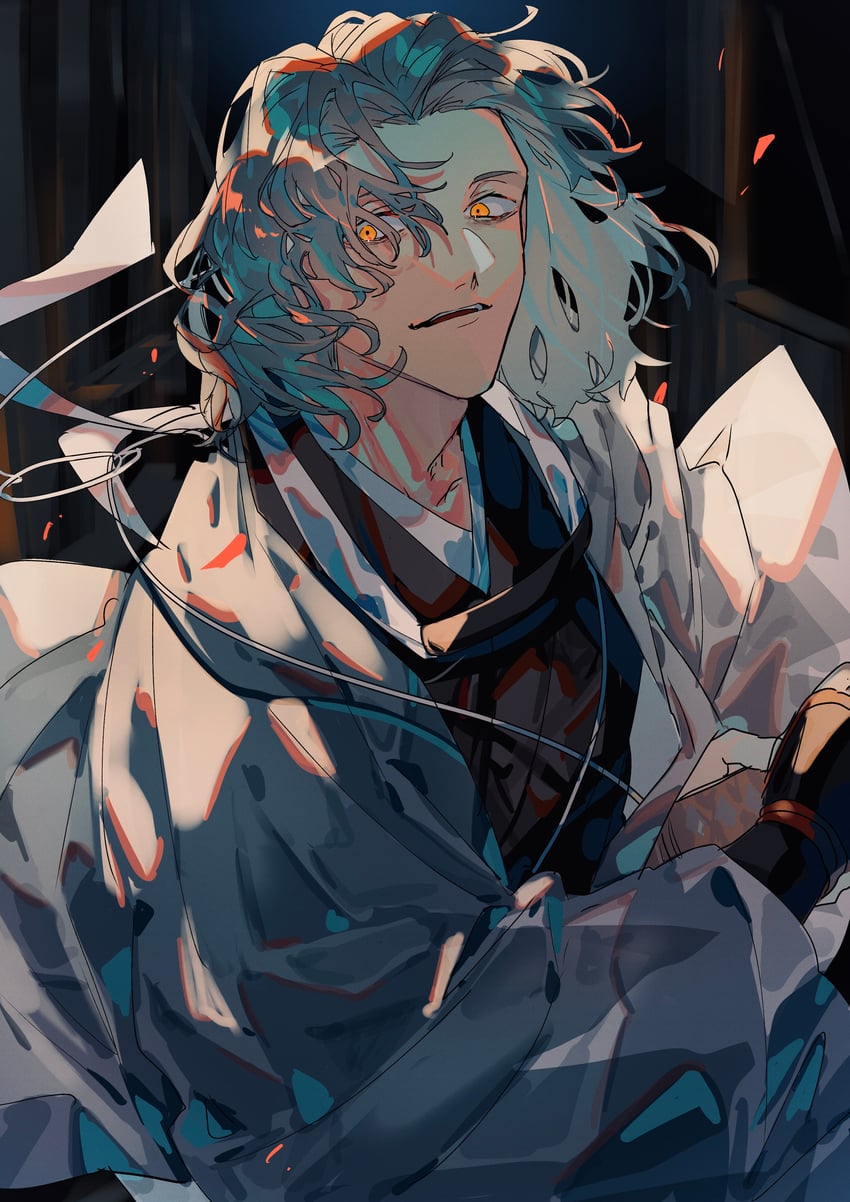 saitou hajime (fate and 1 more) drawn by nasubi_illust