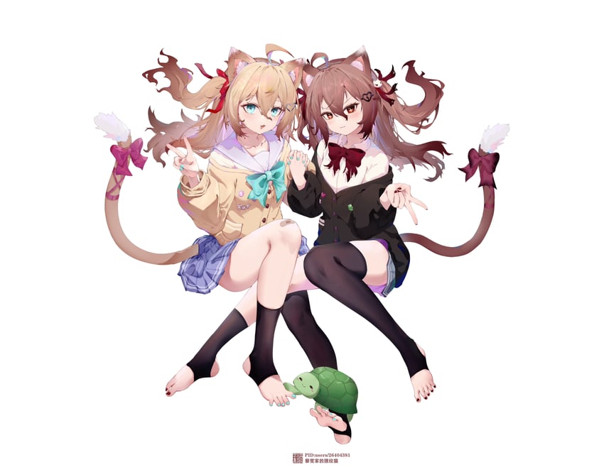 neuro-sama, evil neuro-sama, and vedal987 (vedal ai) drawn by liwendala