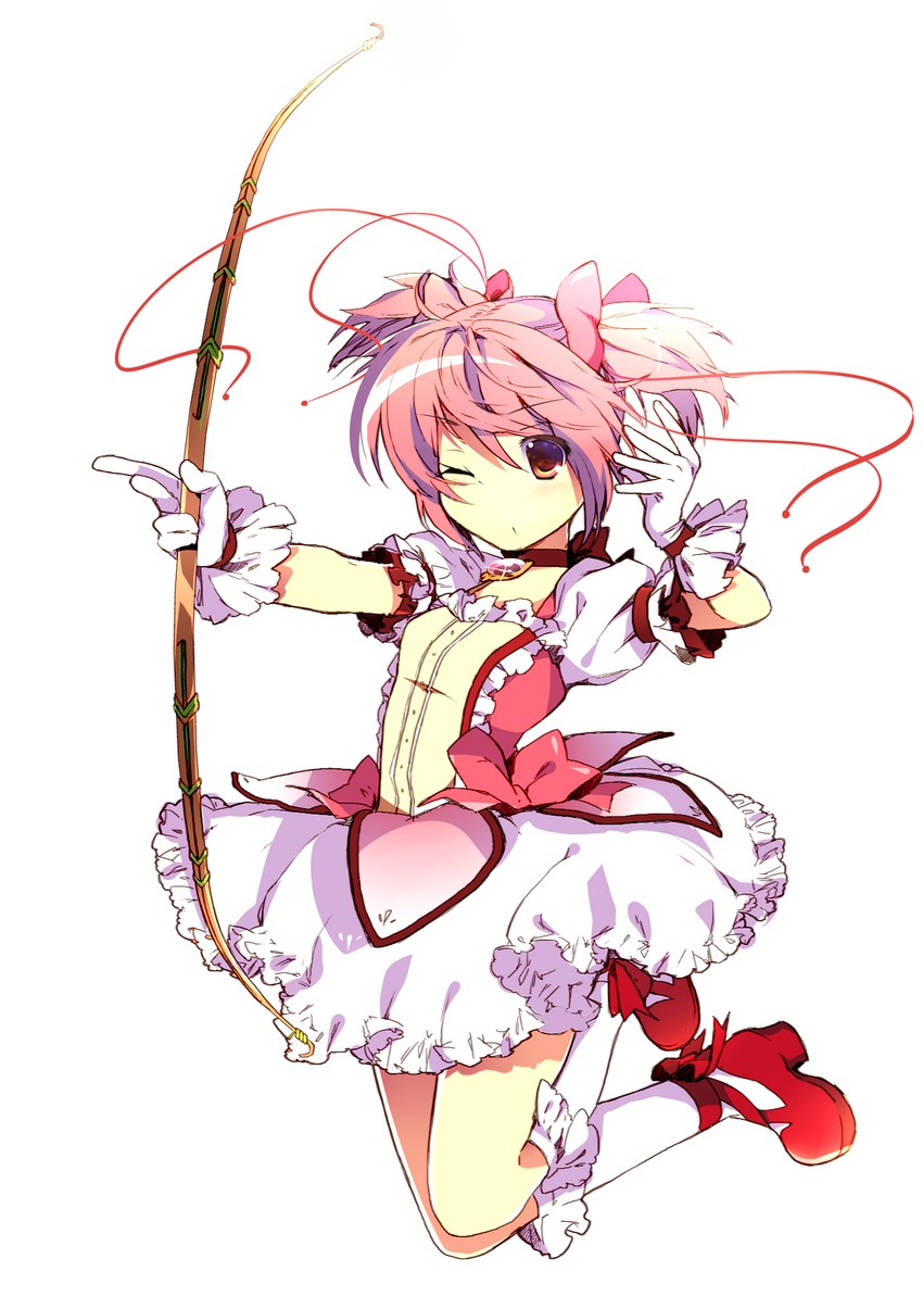 kaname madoka (mahou shoujo madoka magica) drawn by saionji_yuri