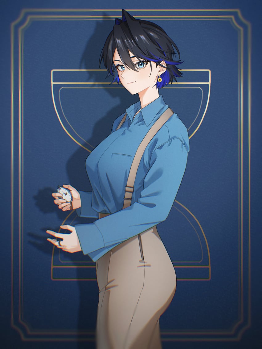 ouro kronii (hololive and 1 more) drawn by yuutomeh