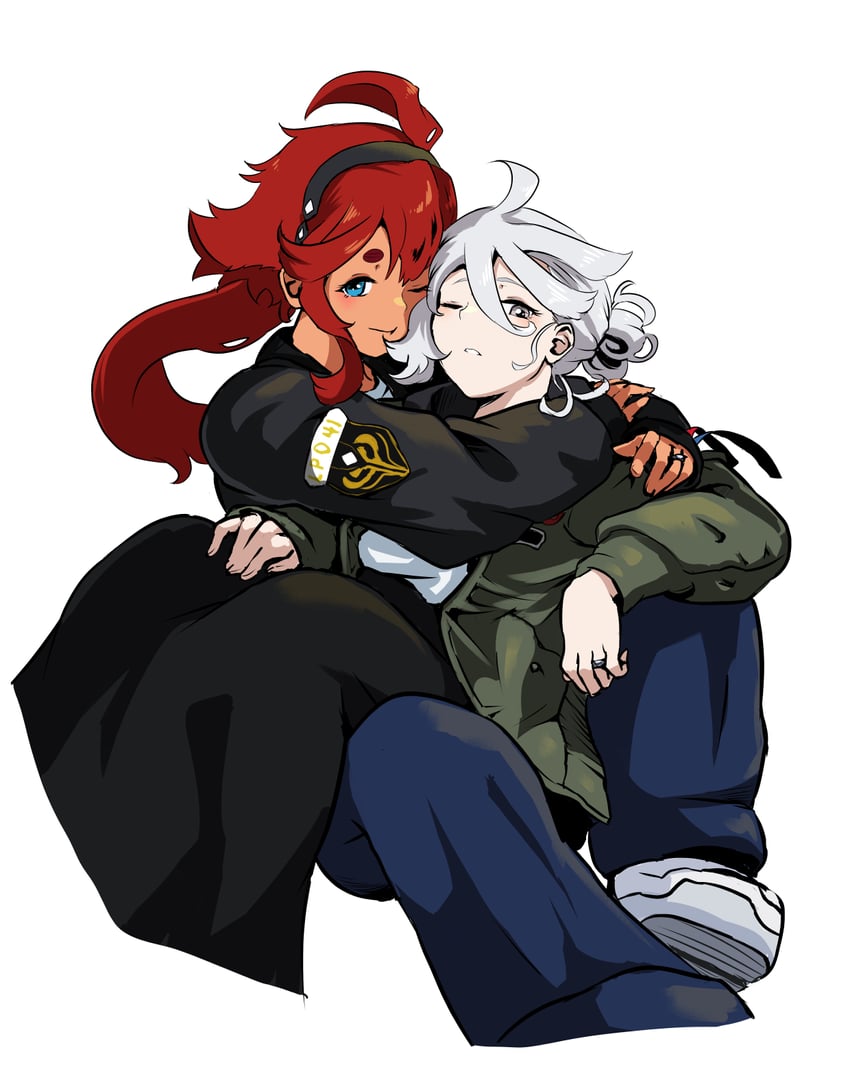 suletta mercury and miorine rembran (gundam and 1 more) drawn by you_ing