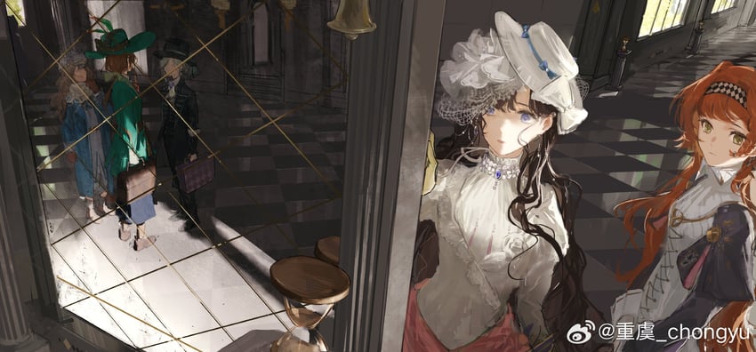 vertin, sonetto, isolde, kakania, and marcus (reverse:1999) drawn by chongyu