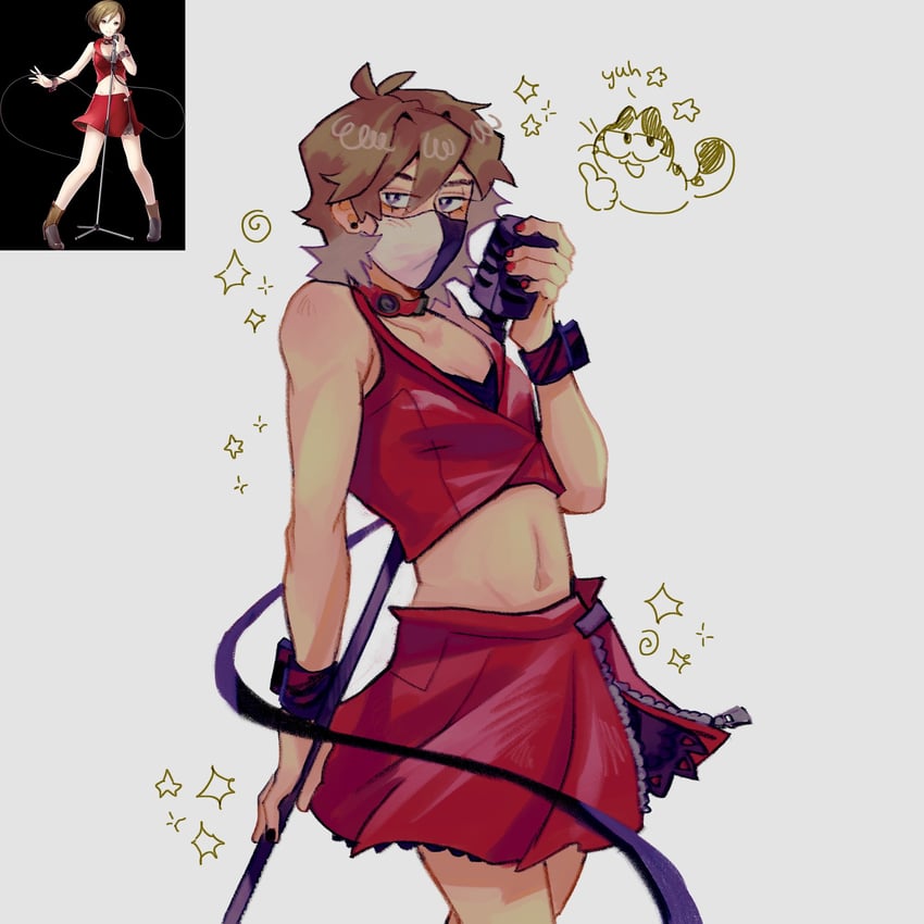 meiko and ranboo (vocaloid and 2 more) drawn by painstarrr