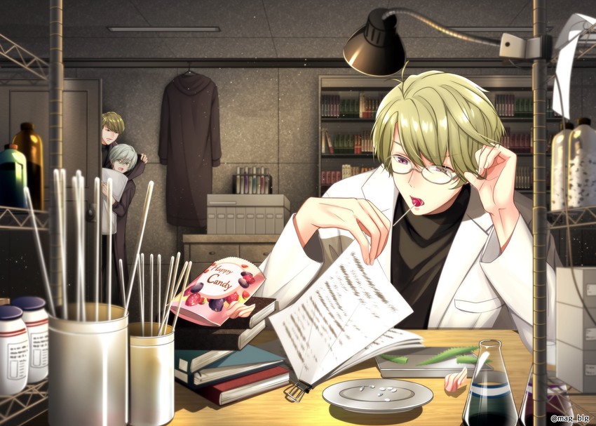 utsuki chikage, mikage hisoka, and august (a3!) drawn by mag_blg