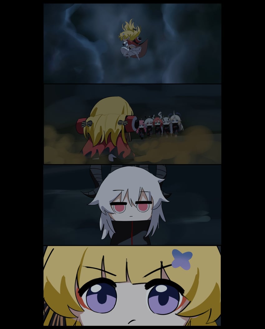 zani, phoebe, jinhsi, fleurdelys, encore, and 1 more (wuthering waves and 2 more) drawn by cryne