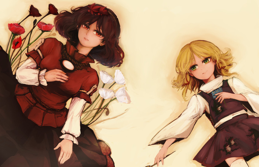 moriya suwako and yasaka kanako (touhou) drawn by wataichi_meko