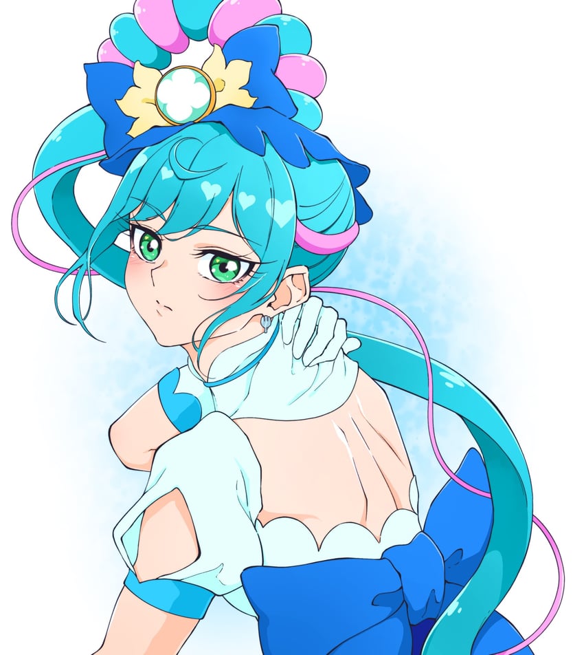 fuwa kokone and cure spicy (precure and 1 more) drawn by vivid_tamaki