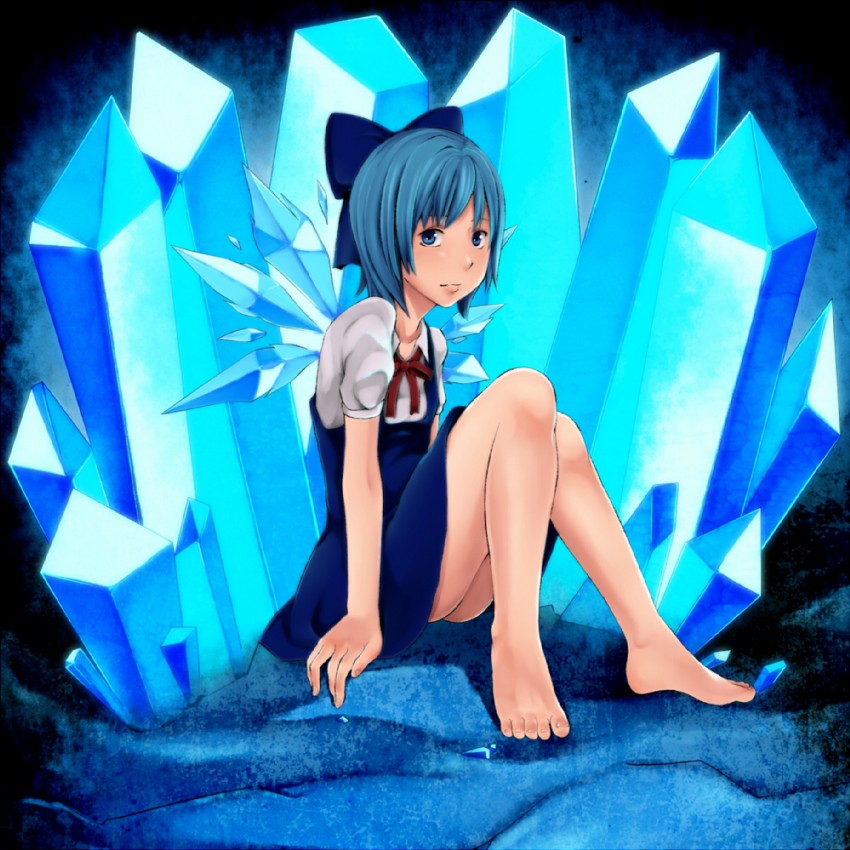 cirno (touhou) drawn by akaganeshaku