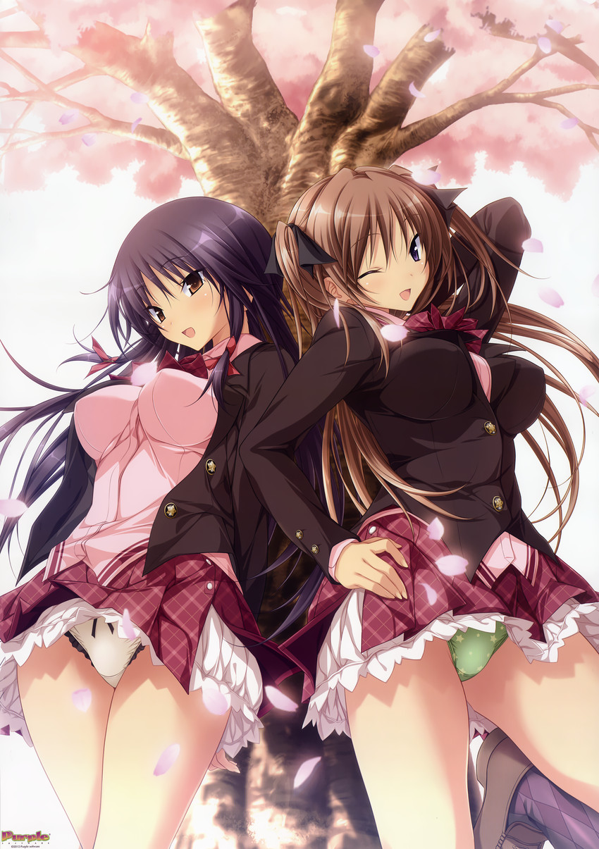 kasuga iori and anna (mirai nostalgia) drawn by koku