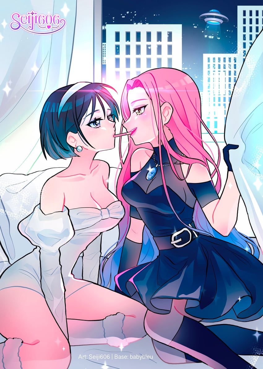 sua and mizi (alien stage) drawn by seiji606