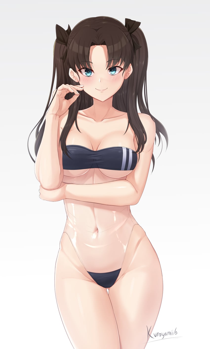 tohsaka rin (fate and 1 more) drawn by kuroyamii