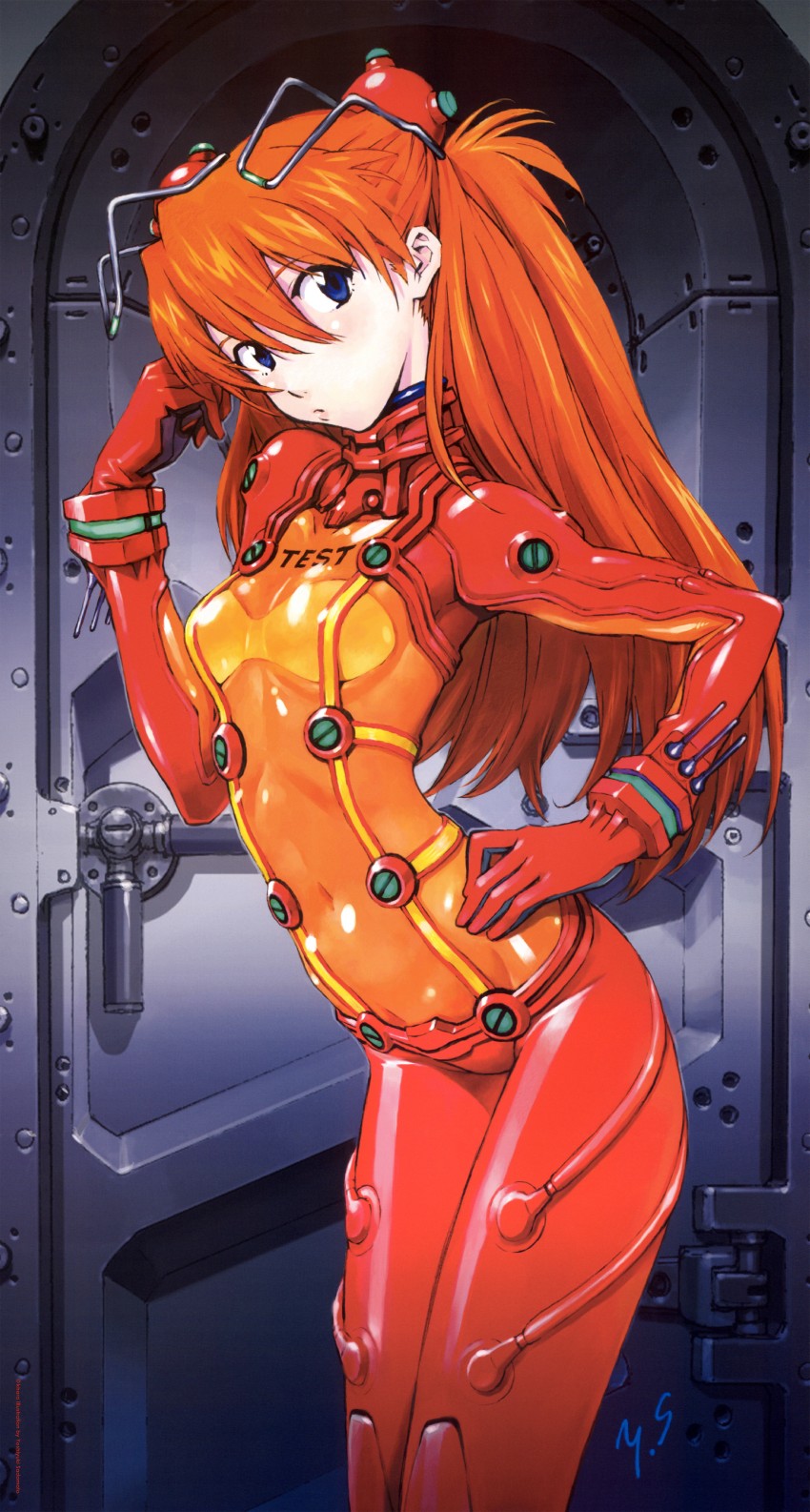 souryuu asuka langley (neon genesis evangelion and 2 more) drawn by sadamoto_yoshiyuki
