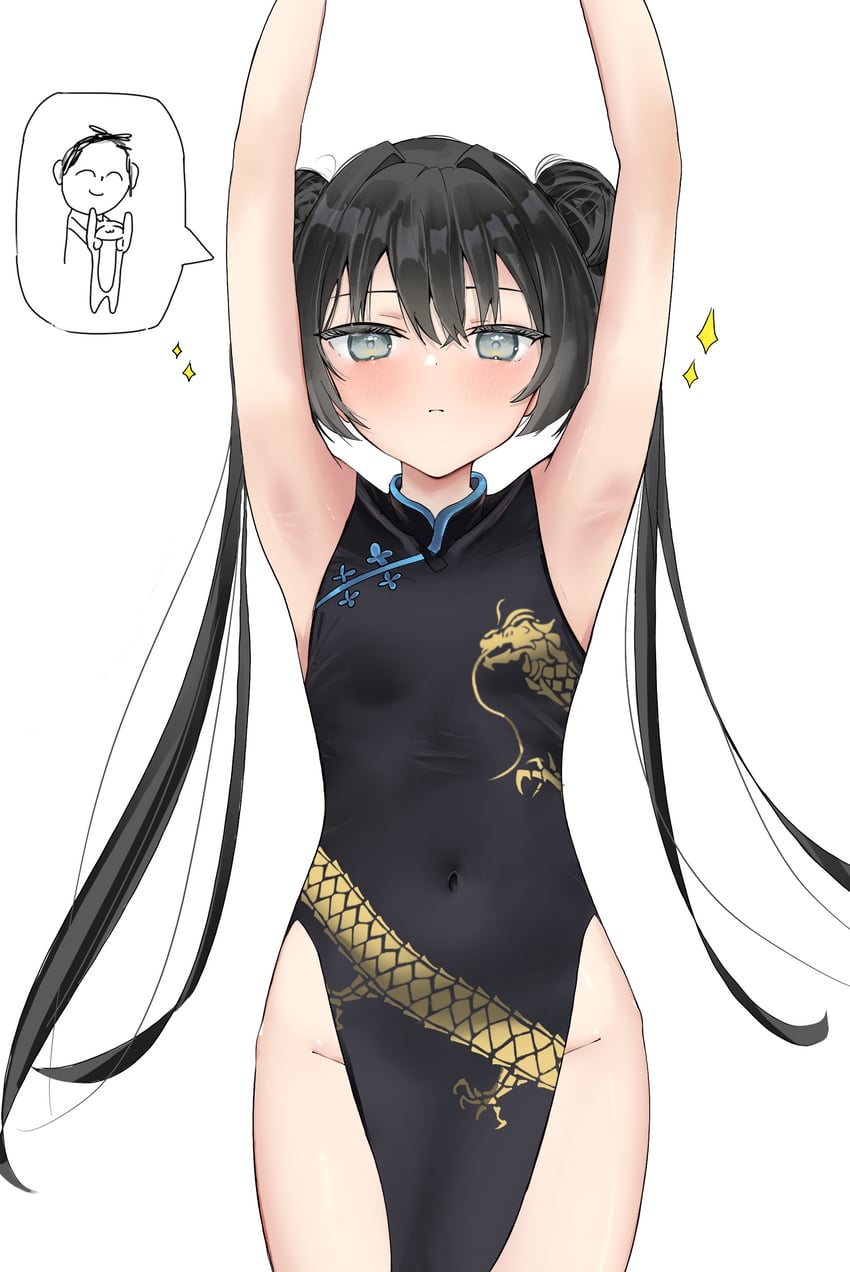 sensei, doodle sensei, and kisaki (blue archive) drawn by yume_tsugoi