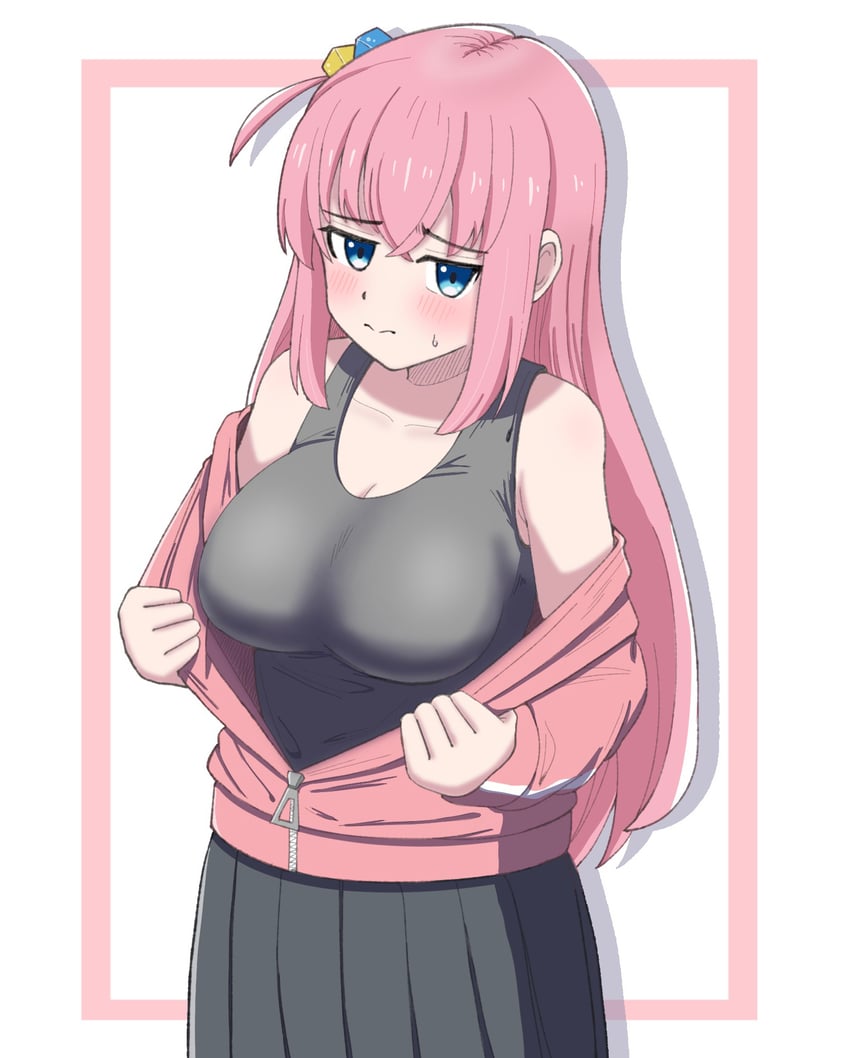 gotoh hitori (bocchi the rock!) drawn by hu-min_(okok6341)