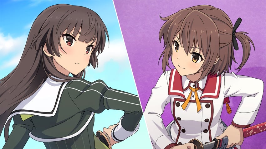 etou kanami and juujou hiyori (toji no miko and 1 more)