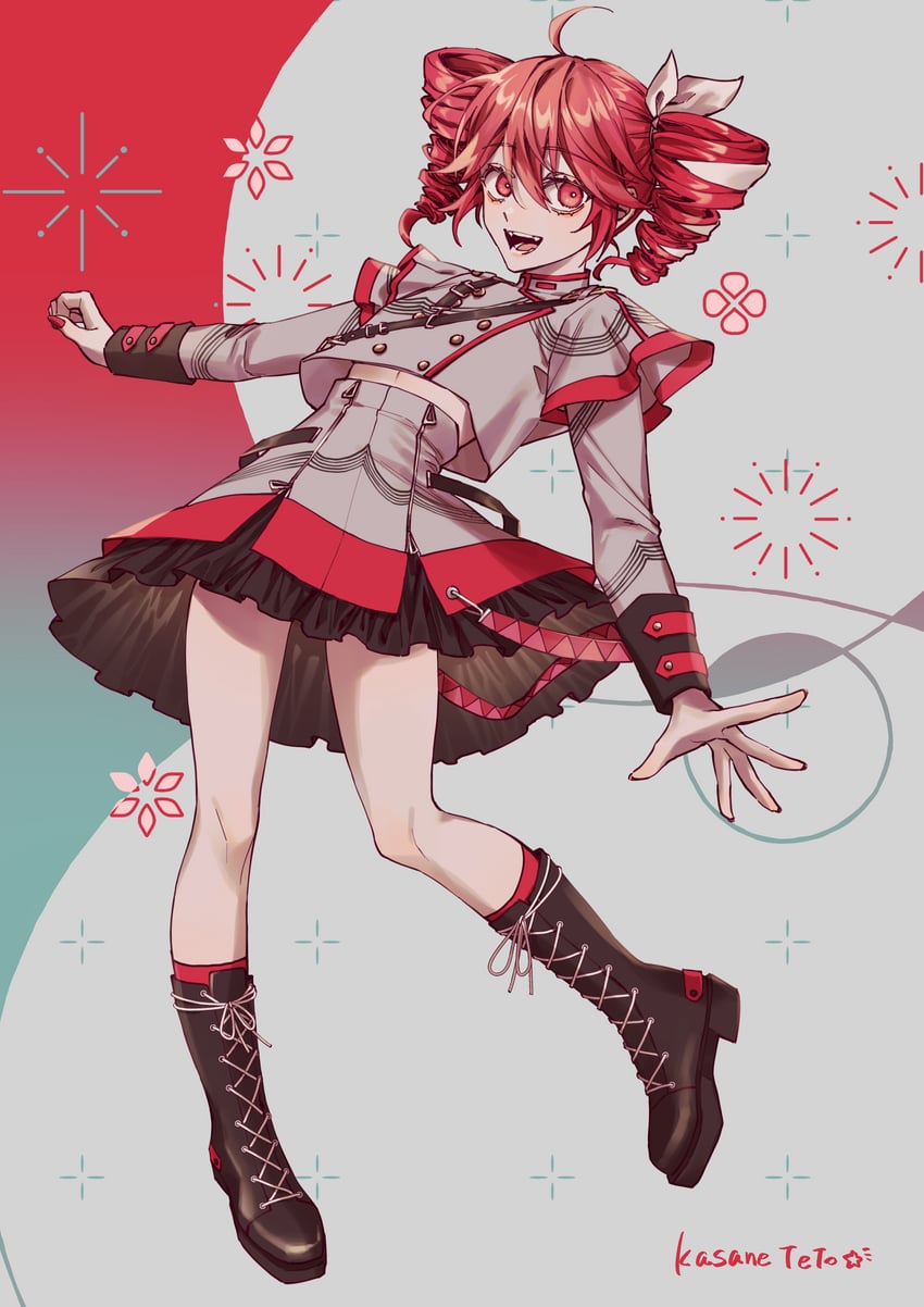 kasane teto (utau and 1 more) drawn by azukiharuta_ju