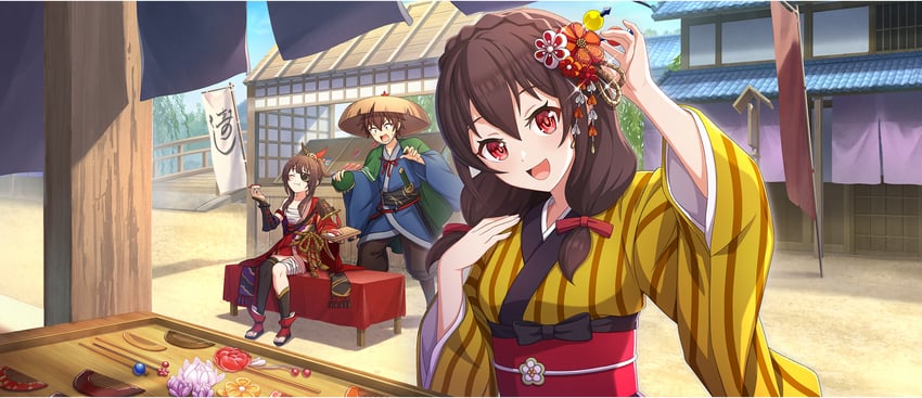 megumin, satou kazuma, and yunyun (kono subarashii sekai ni shukufuku wo! and 1 more)