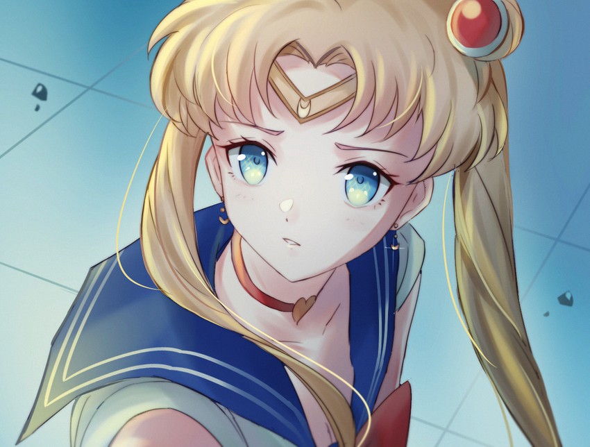 tsukino usagi and sailor moon (bishoujo senshi sailor moon and 1 more) drawn by haku_wi