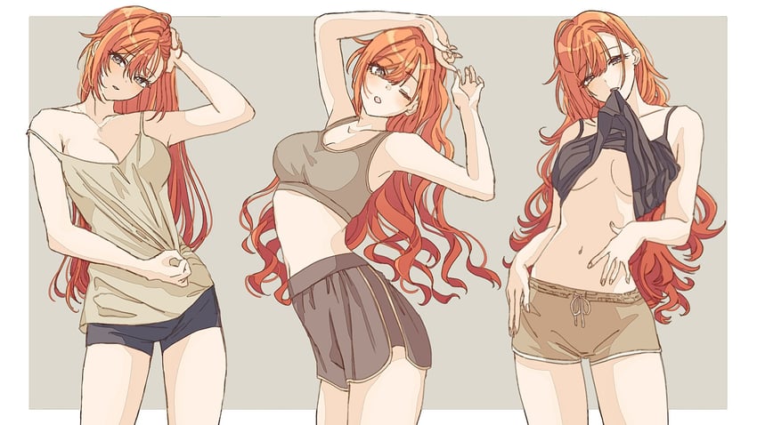 arisugawa natsuha (idolmaster and 1 more) drawn by paddy_field