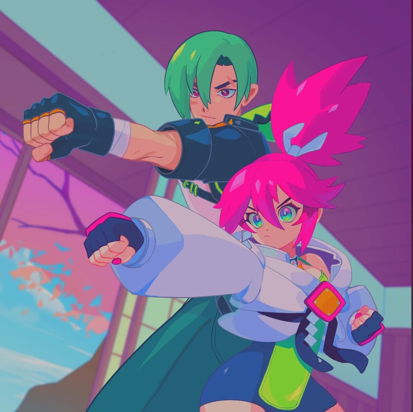 effy and ren (starlight re:volver) drawn by ashleigh_hetrick