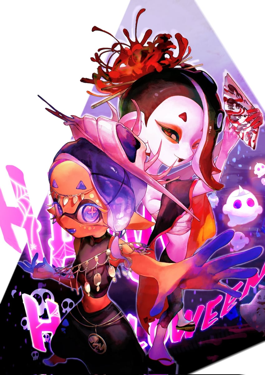 shiver, frye, and big man (splatoon and 1 more) drawn by jio022