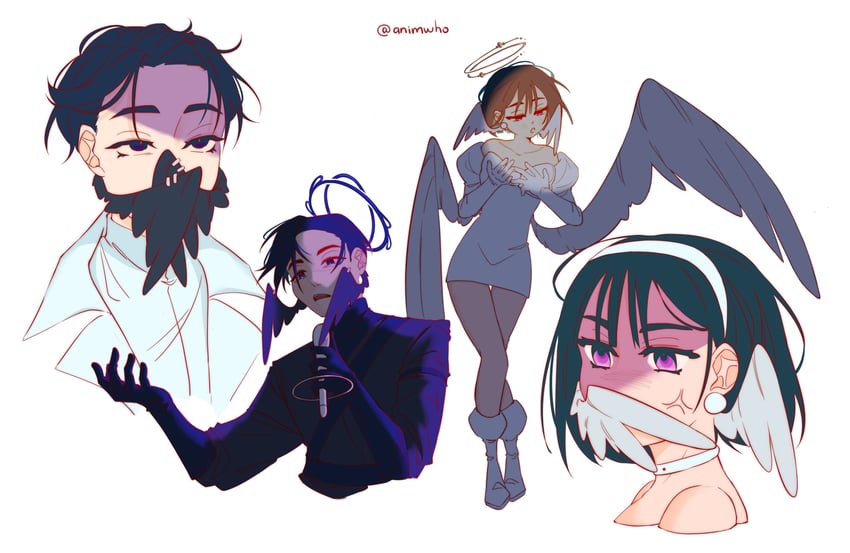 sua and ivan (honkai and 2 more) drawn by animwho