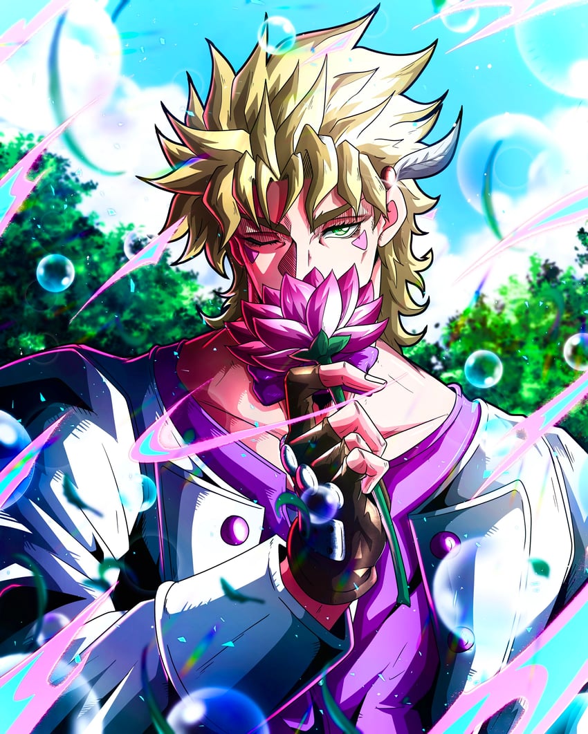 caesar anthonio zeppeli (jojo no kimyou na bouken and 1 more) drawn by noonvincent
