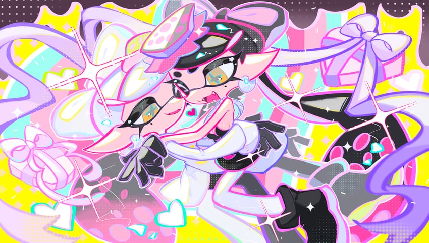 callie and marie (splatoon and 1 more) drawn by xiaoyunatie