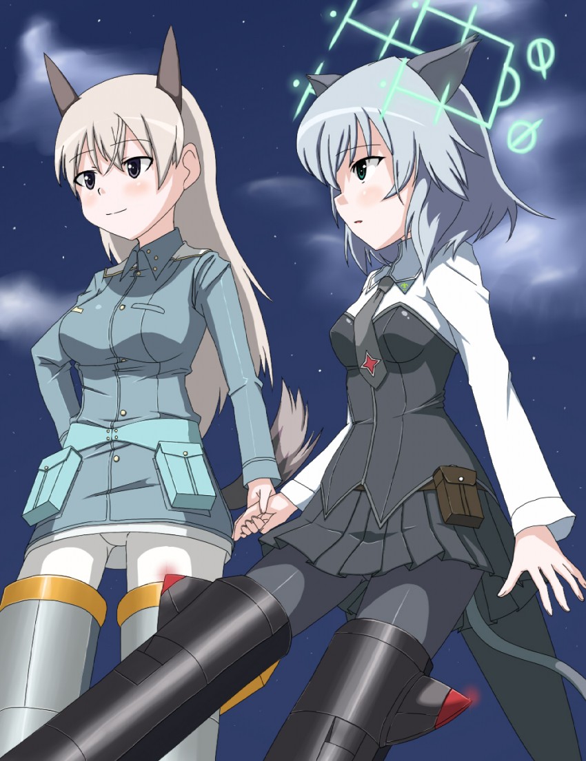 sanya v. litvyak and eila ilmatar juutilainen (world witches series and 1 more) drawn by negetsu